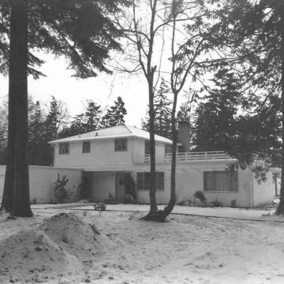 historical view of home in snow