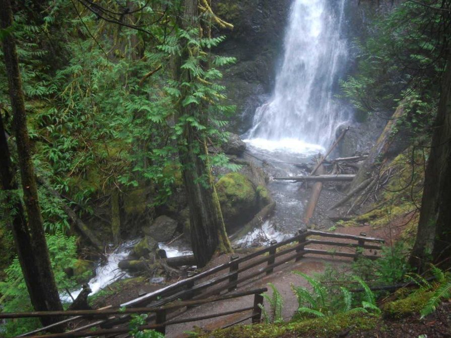Marymere Falls at Lake Crescent