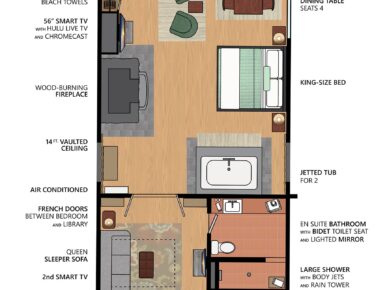 Hoh Rainforest Suite Floor Plan