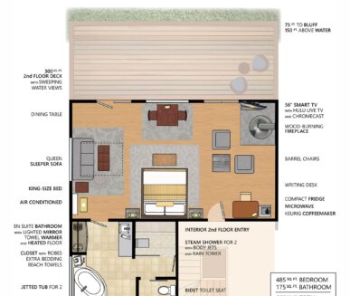 Hurricane Ridge Suite Floor Plan