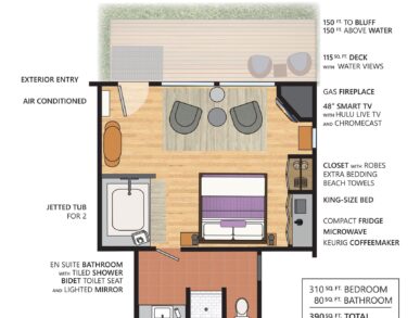 Rialto Beach Cottage Floor Plan