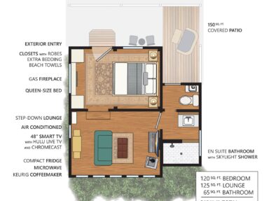Sol Duc Falls Cottage Floor Plan